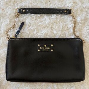 Kate Spade Black Leather Shoulder Bag